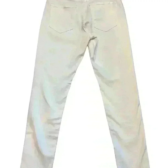 Esqualo Womens Skinny Low Rise Ankle Trouser Jeans Belt Loops White Size 8 - Picture 2 of 5
